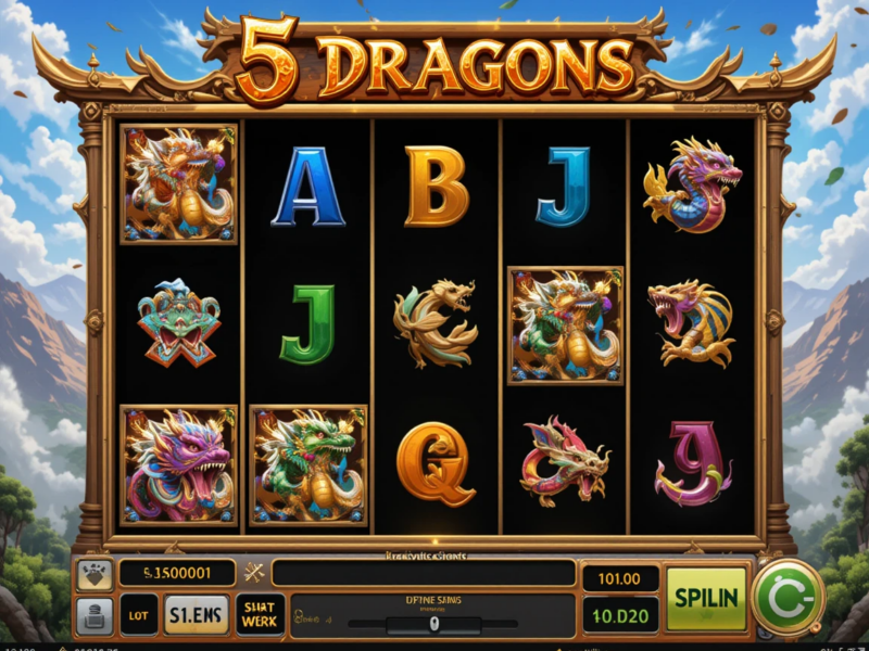 5 Dragons Slot Machine